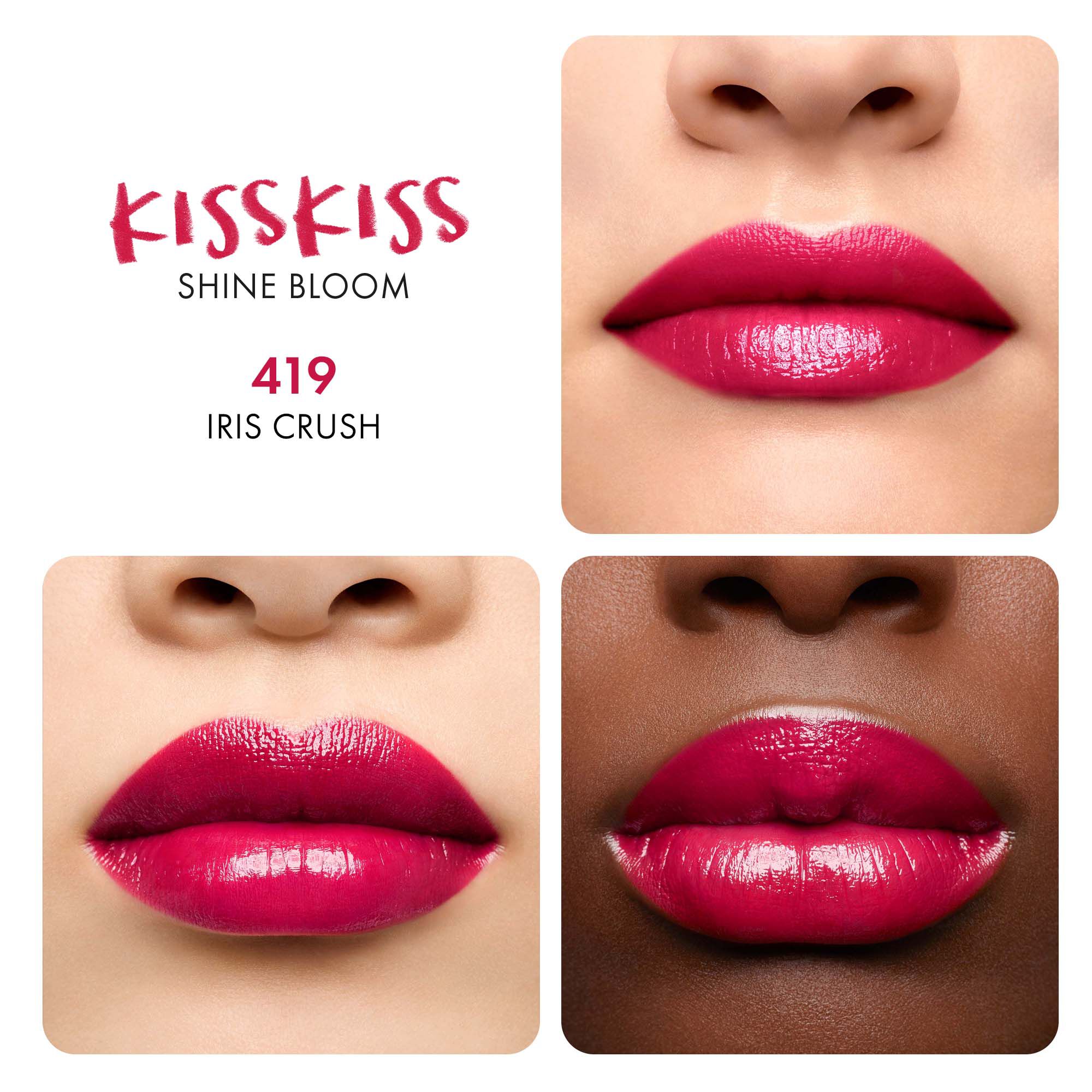 KissKiss Shine Bloom ⋅ 95% NATURALLY-DERIVED INGREDIENTS LIPSTICK
